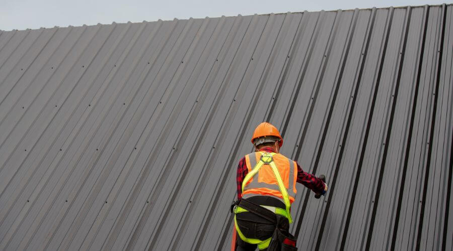 Professional metal roof installation services in Fairland, OK